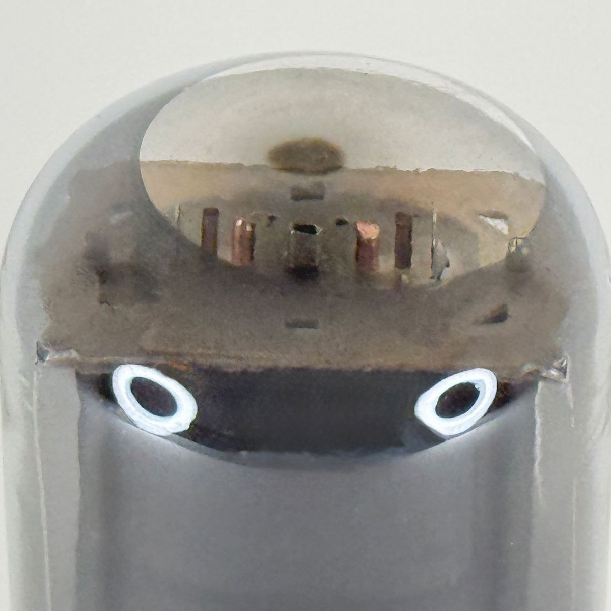 (1) Tested Motorola 6V6GT Tube Smoked Glass D Foil Getter Code 113 Sylvania EIA
