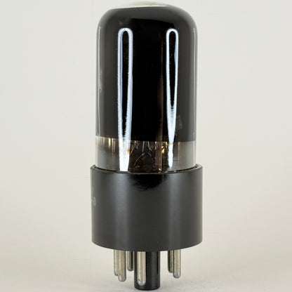 (1) Tested Sonora 6V6GT Tube Black Glass Black Plate Date Code 50-48 RCA EIA