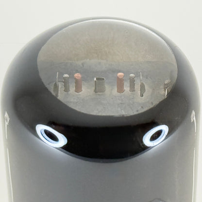 (1) Tested Sonora 6V6GT Tube Black Glass Black Plate Date Code 50-48 RCA EIA