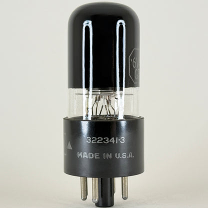 (1) Tested Delco 6V6GT Tube Tung Sol EIA Black Glass Black Plate D foil 341-3