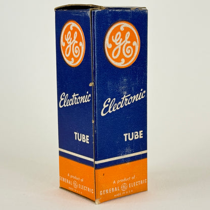 (1) Tested GE 6SN7GTA Tube with Box Copper Posts Horseshoe Getter 4-26 6SN7GT