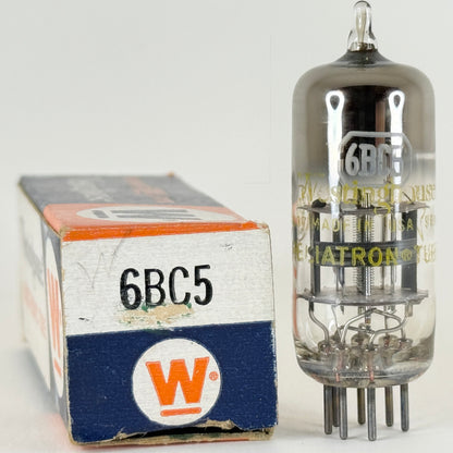 (1) Tested Westinghouse 6BC5 Tube with Box Code 9R04 Sharp Cutoff Pentode Tube