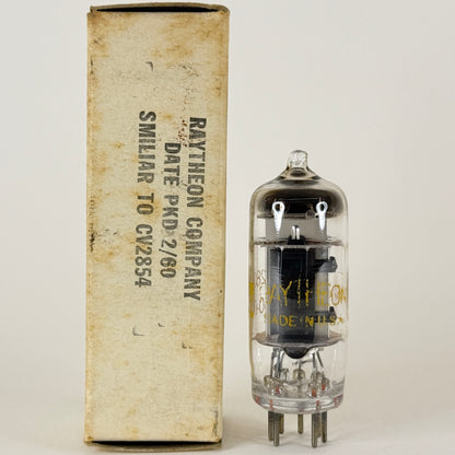 (1) Tested 1960 Raytheon 6AN5 Tube with Box Code 60-09 Power Pentode Vacuum Tube