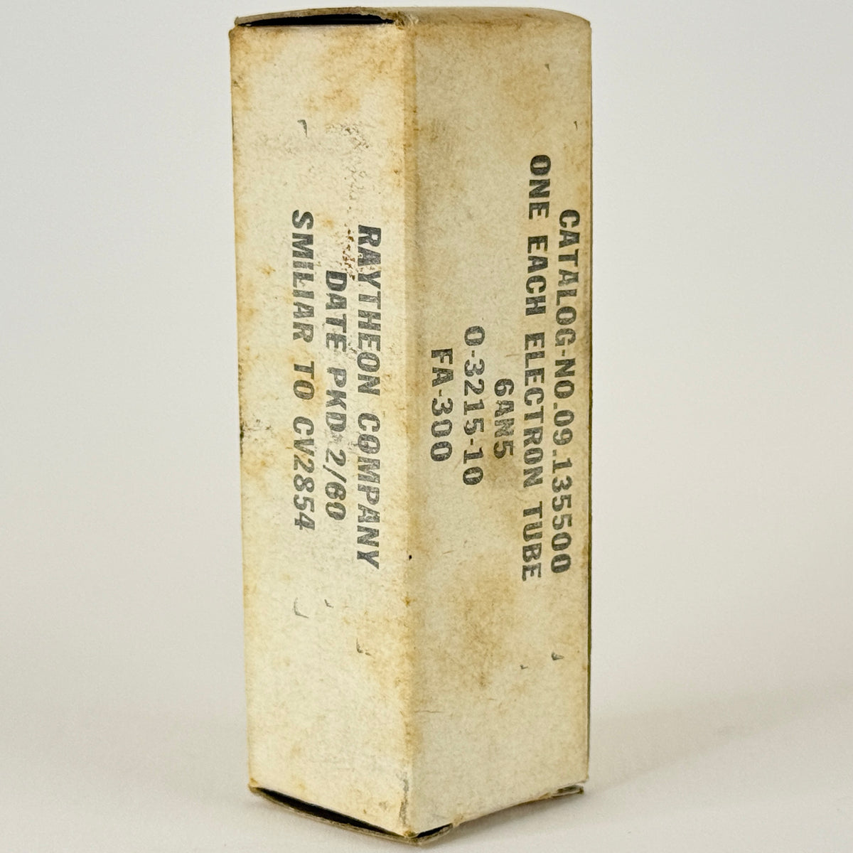 (1) Tested 1960 Raytheon 6AN5 Tube with Box Code 60-09 Power Pentode Vacuum Tube