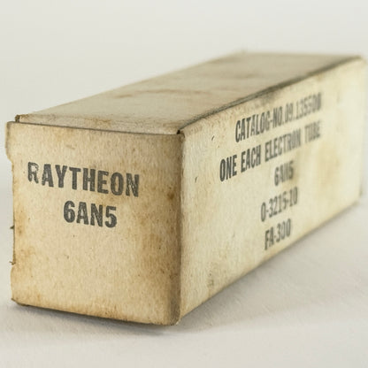 (1) Tested 1960 Raytheon 6AN5 Tube with Box Code 60-09 Power Pentode Vacuum Tube
