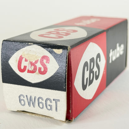 (1) Tested Very Strong CBS 6W6GT Tube with Box Date Code 59-39 Power Vacuum Tube