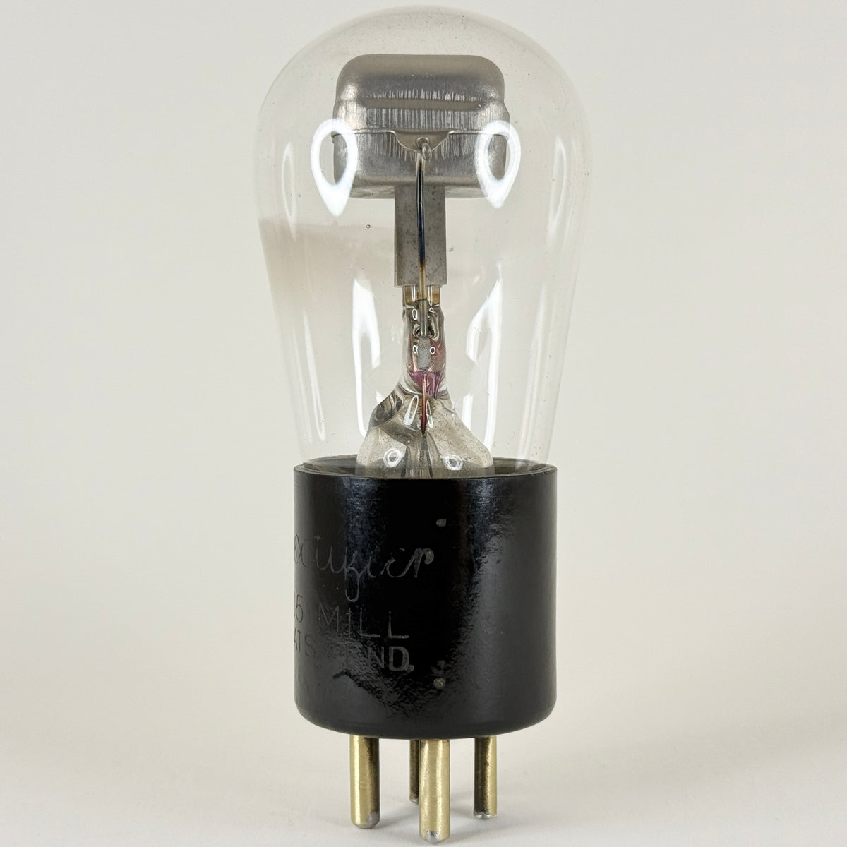Rare 1920s QRS 85 Mills Rectifier Tube with Original Box Q.R.S. Redtop Tube