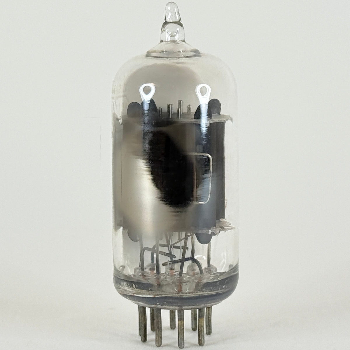 (1) Tested RCA 12AU7A Tube Gray Plates Side Square Getter 12AU7 Dual Triode (c)