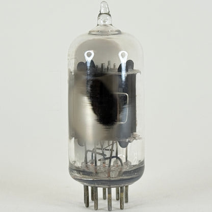 (1) Tested RCA 12AU7A Tube Gray Plates Side Square Getter 12AU7 Dual Triode (c)