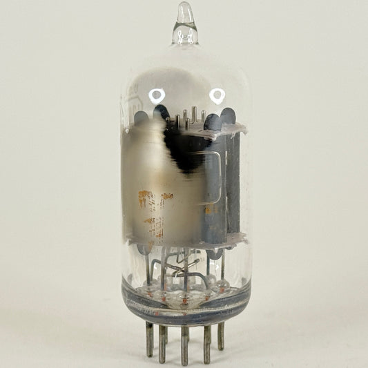 (1) Tested RCA 12AU7A Tube Side Square Getter Grey Plates 12AU7 Dual Triode (d)