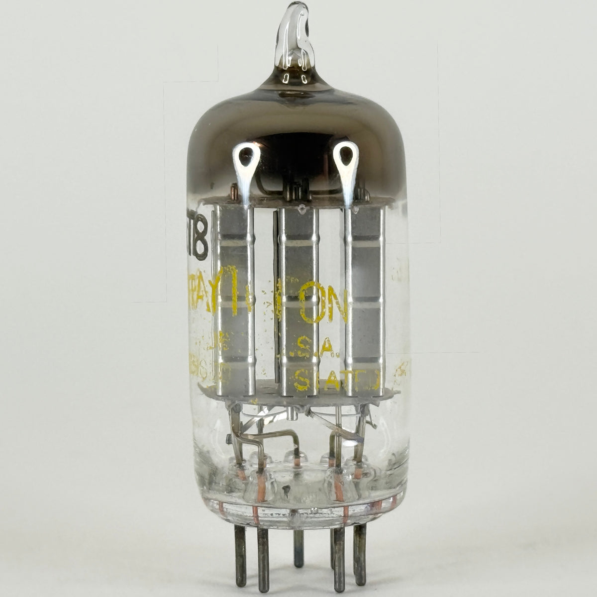 (1) Tested Raytheon 5T8 Tube Code E20 with Box Triple Diode High Mu Triode (b)