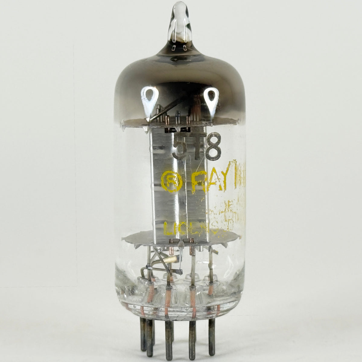 (1) Tested Raytheon 5T8 Tube Code E20 with Box Triple Diode High Mu Triode (b)