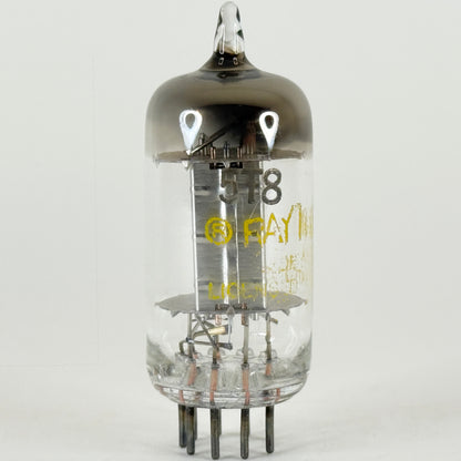 (1) Tested Raytheon 5T8 Tube Code E20 with Box Triple Diode High Mu Triode (b)