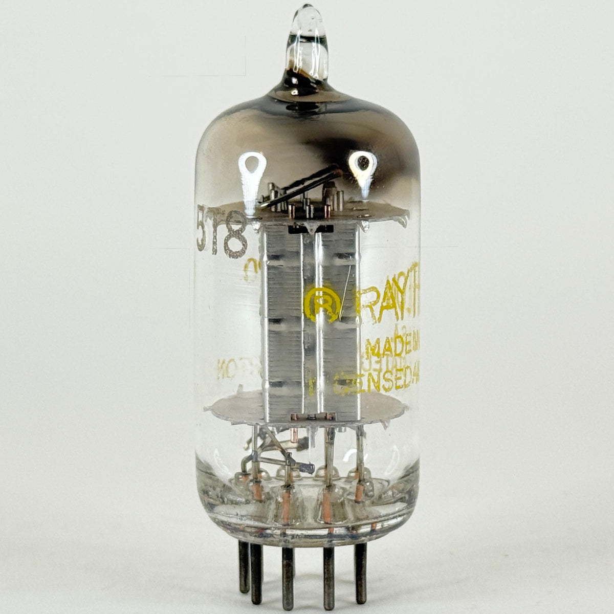 (1) Tested Raytheon 5T8 Tube and Box Code E20 Triple Diode High Mu Triode (c)