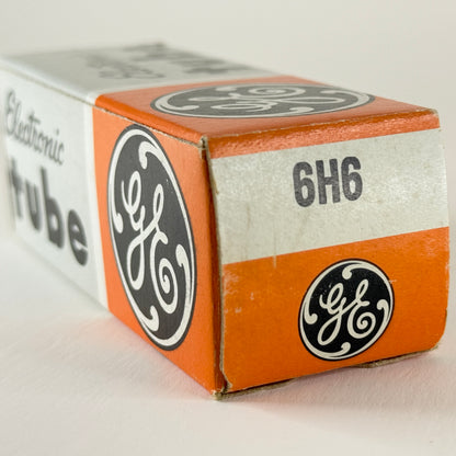 (1) Tested GE 6H6 Tube with Box Code HZ General Electric Twin Diode Tube (a)