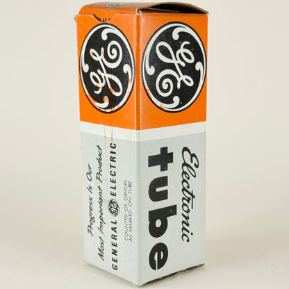 (1) Tested GE 6H6 Tube and Box Code HZ General Electric Twin Diode Tube (b)