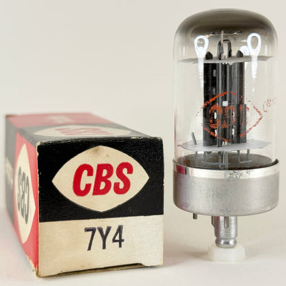 (1) Tested CBS 7Y4 Tube with Box Code DD Loctal Tube Rectifier Vacuum Tube