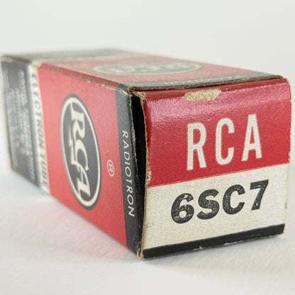 (1) Tested RCA 6SC7 Tube with Box Date Code KS High Mu Dual Triode Vacuum Tube