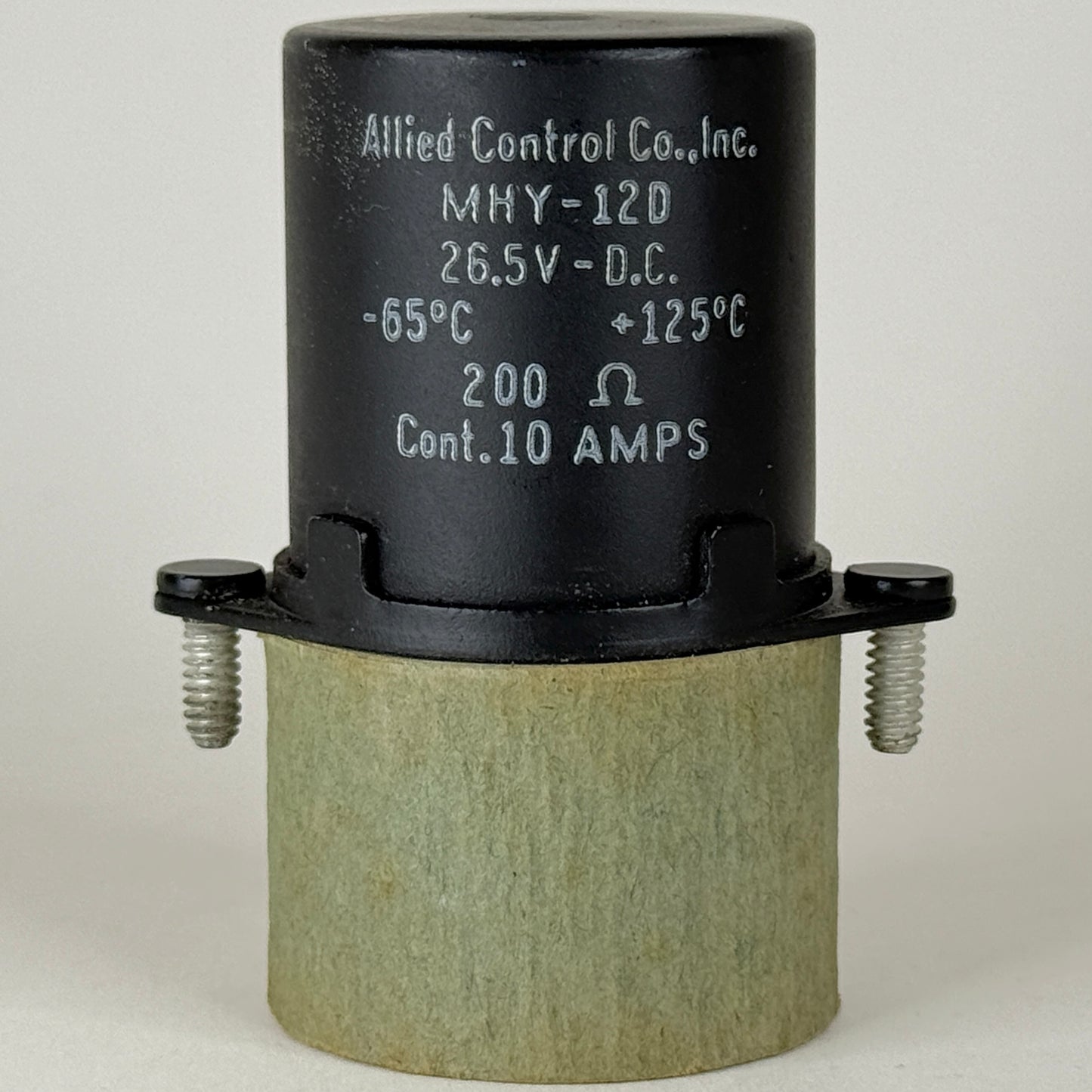 (1) NOS Allied Control Relay MHY-12D with Original Box 26.5 Volts 200 Ohms (b)