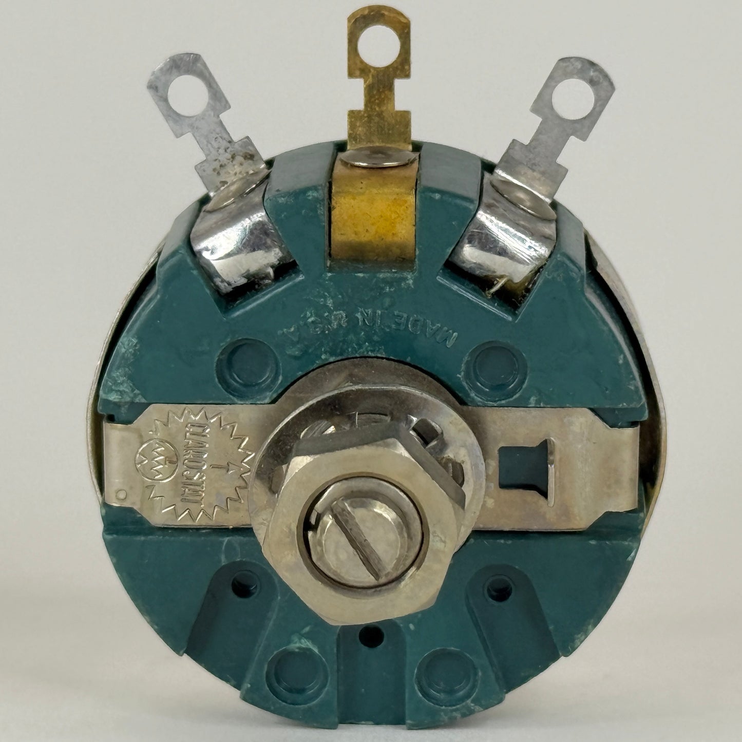 (1) NOS Clarostat 58C2-3K 3K Ohm 4 Watt Wirewound Variable Linear Potentiometer (a)