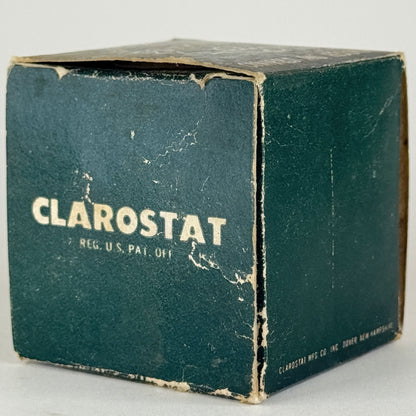 (1) NOS Clarostat 58C2-3K 3K Ohm 4 Watt Wirewound Variable Linear Potentiometer (a)