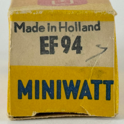 (1) Tested Philips Miniwatt EF94 Tube (6AU6) Holland with Box Code L7J Pentode