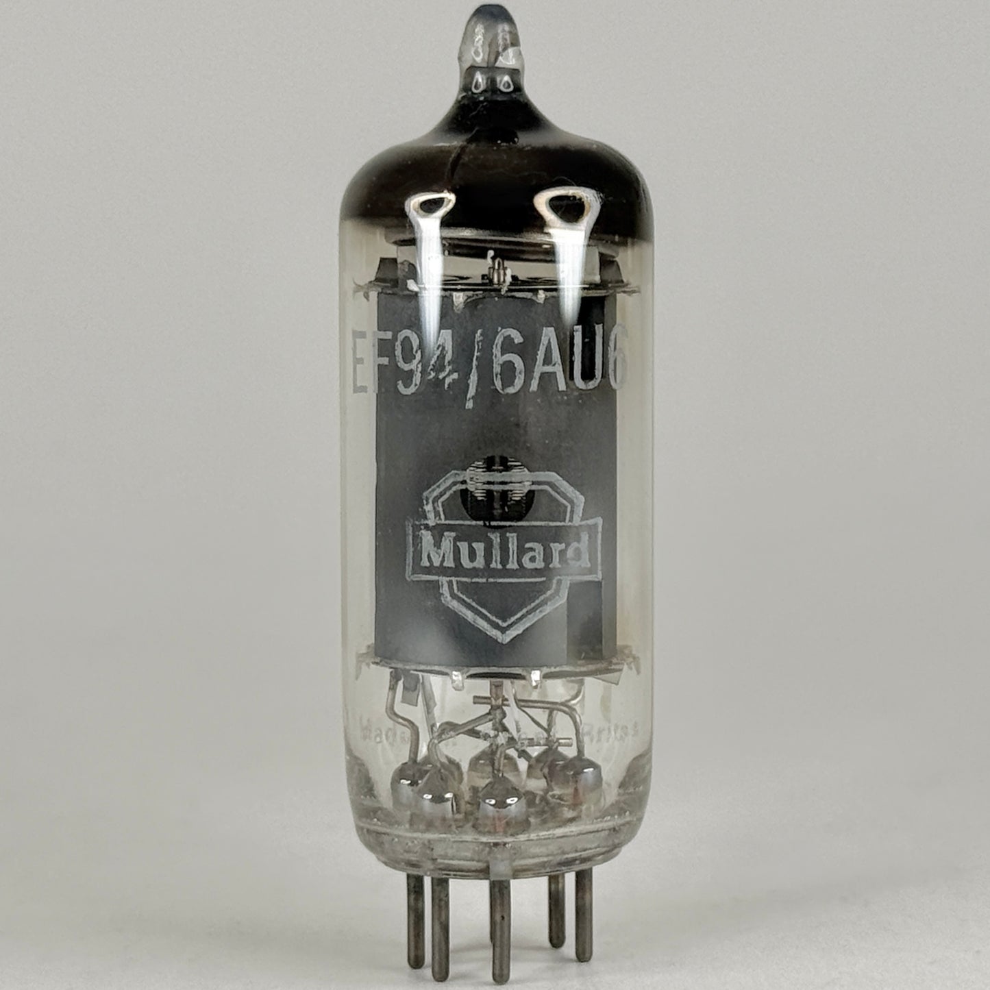 (1) Tested Mullard EF94 6AU6 Tube Etched Code Wd1 Great Britain Pentode Tube