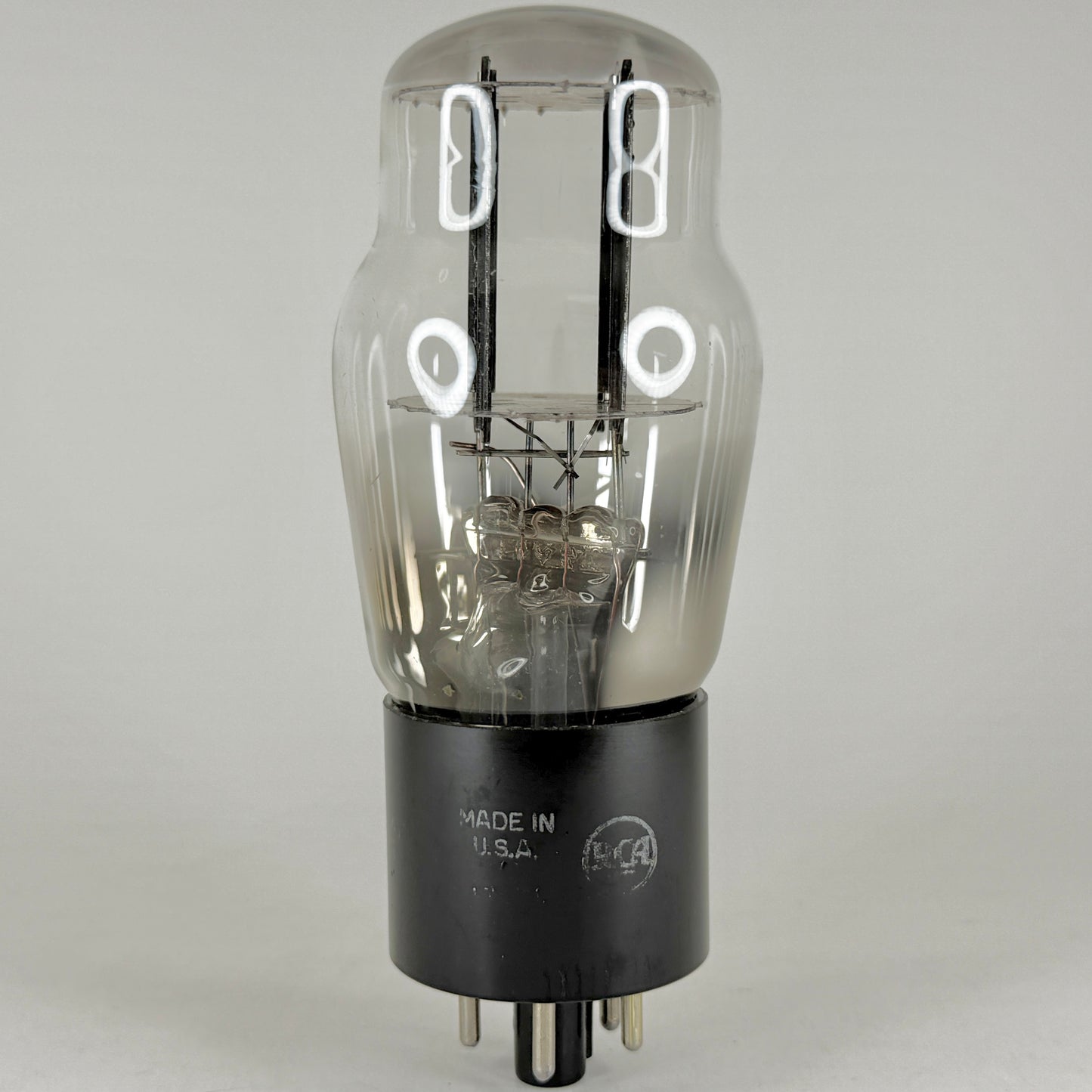 (1) Tested Strong RCA 5V4G Tube Black Plates Full Wave Rectifier RCA 5V4 G