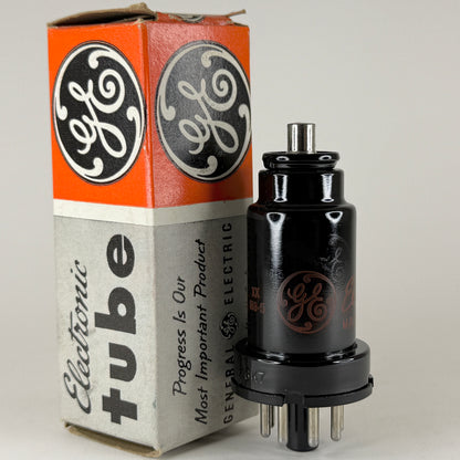 (1) Tested GE 6K7 Tube with Box Date Code XX Red Letters General Electric