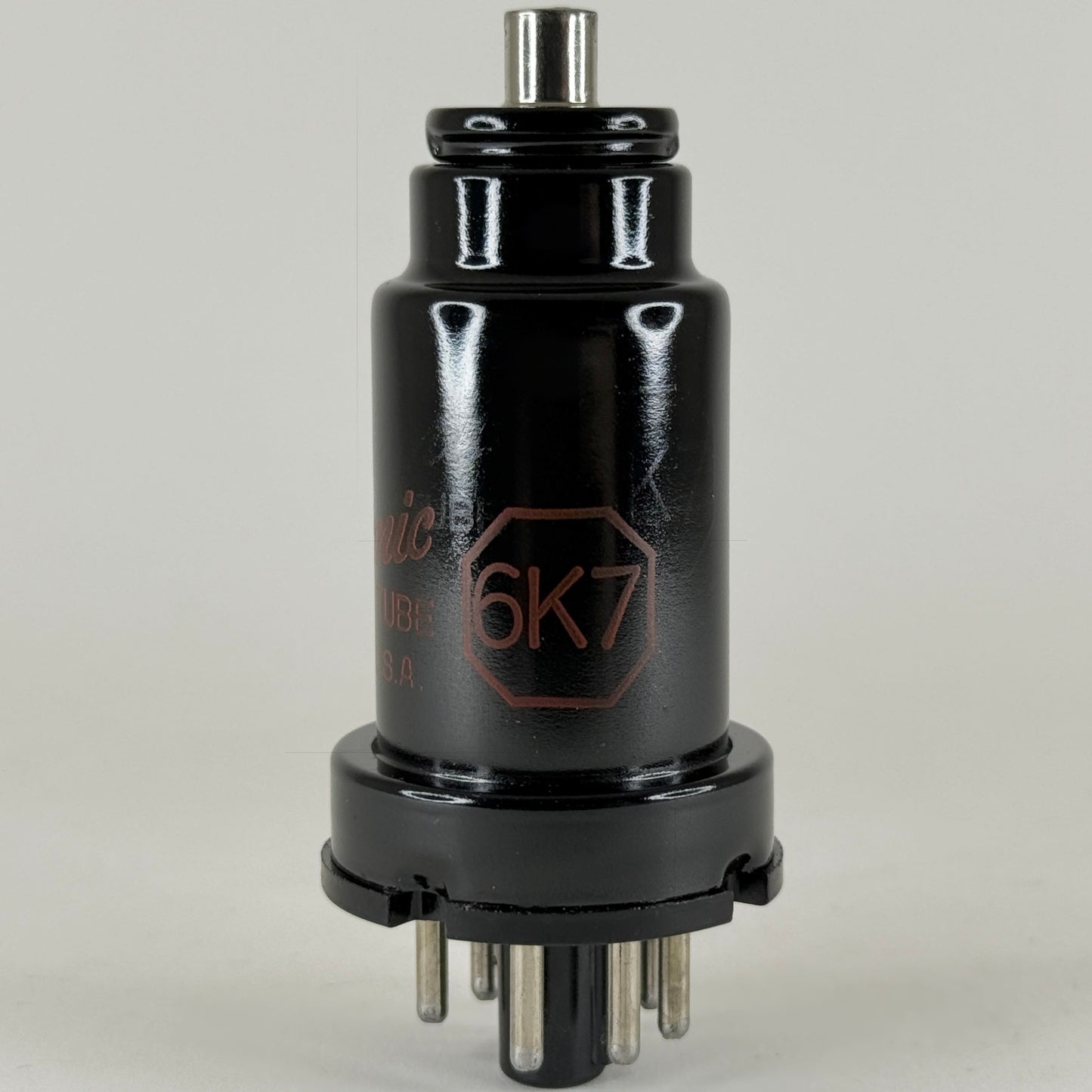 (1) Tested GE 6K7 Tube with Box Date Code XX Red Letters General Electric