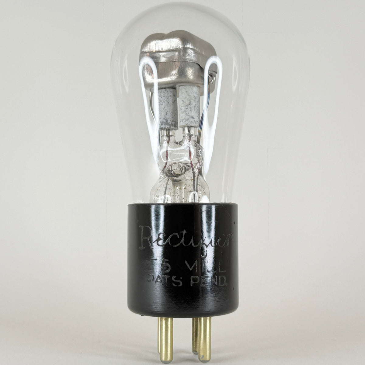 Rare 1920s QRS 85 Mills Rectifier Tube Q.R.S. Redtop Tube Cold Cathode Rectifier