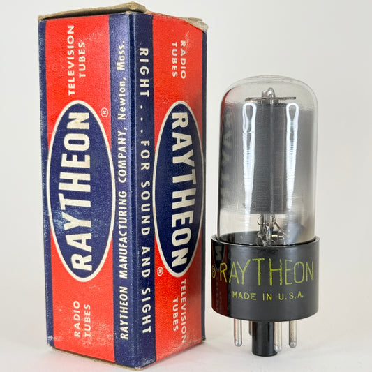 (1) Tested Raytheon 12L6GT Tube with Box Code E14 12L6 GT Pentode Vacuum Tube
