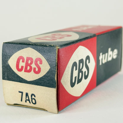 (1) Tested CBS 7A6 Tube Code with Box 7A6 Tube Loctal Twin Diode Loktal Tube