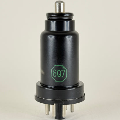 (1) Tested Sylvania 6Q7 Tube with Box Twin Diode High Mu Triode Vacuum Tube