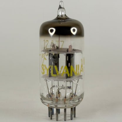 (1) Tested Sylvania 12AT7 Tube with Box Code be JRH Twin Triode Vacuum Tube