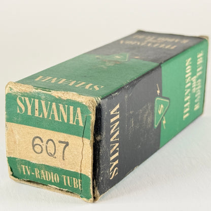 (1) Tested Sylvania 6Q7 Tube with Box Twin Diode High Mu Triode Vacuum Tube