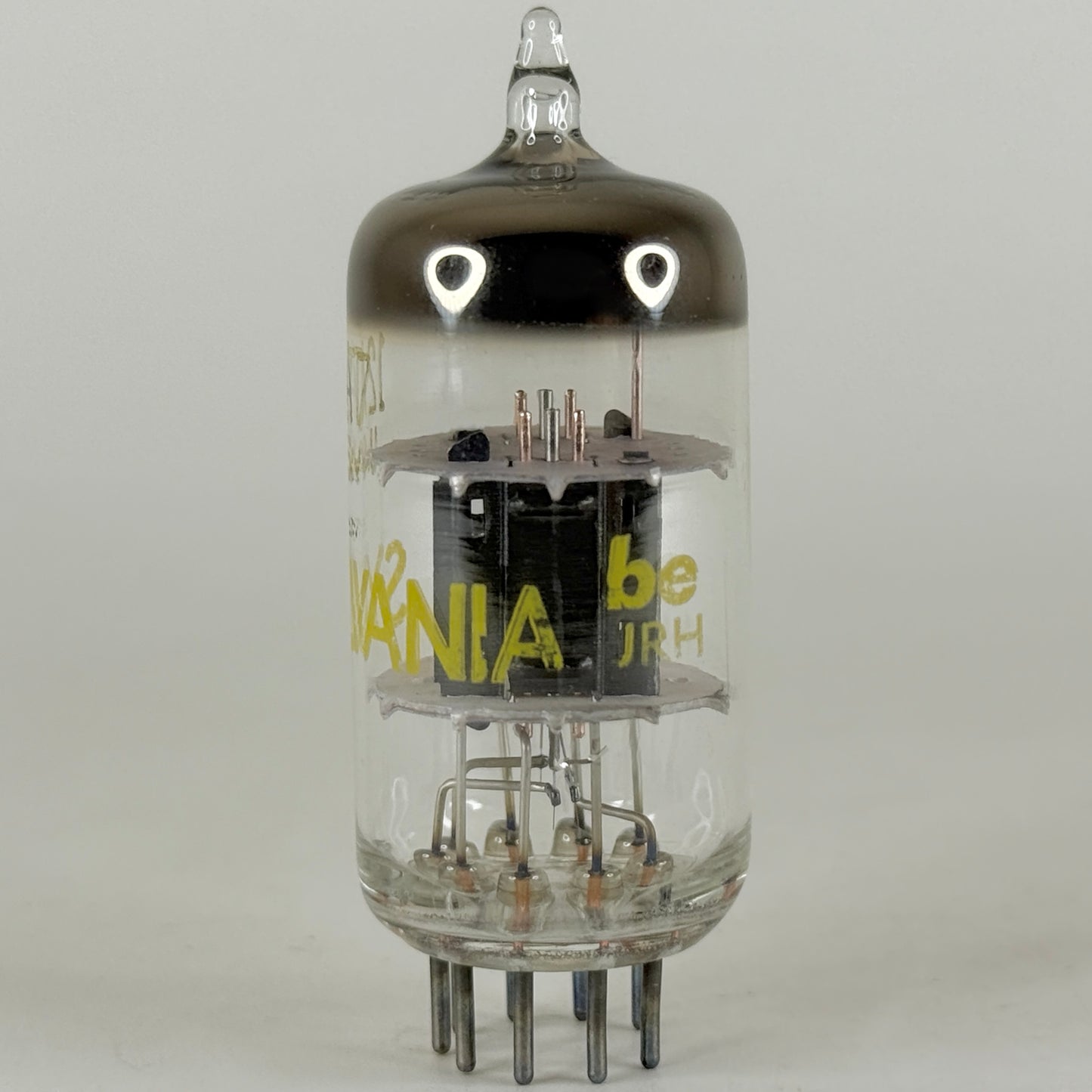 (1) Tested Sylvania 12AT7 Tube with Box Code be JRH Twin Triode Vacuum Tube