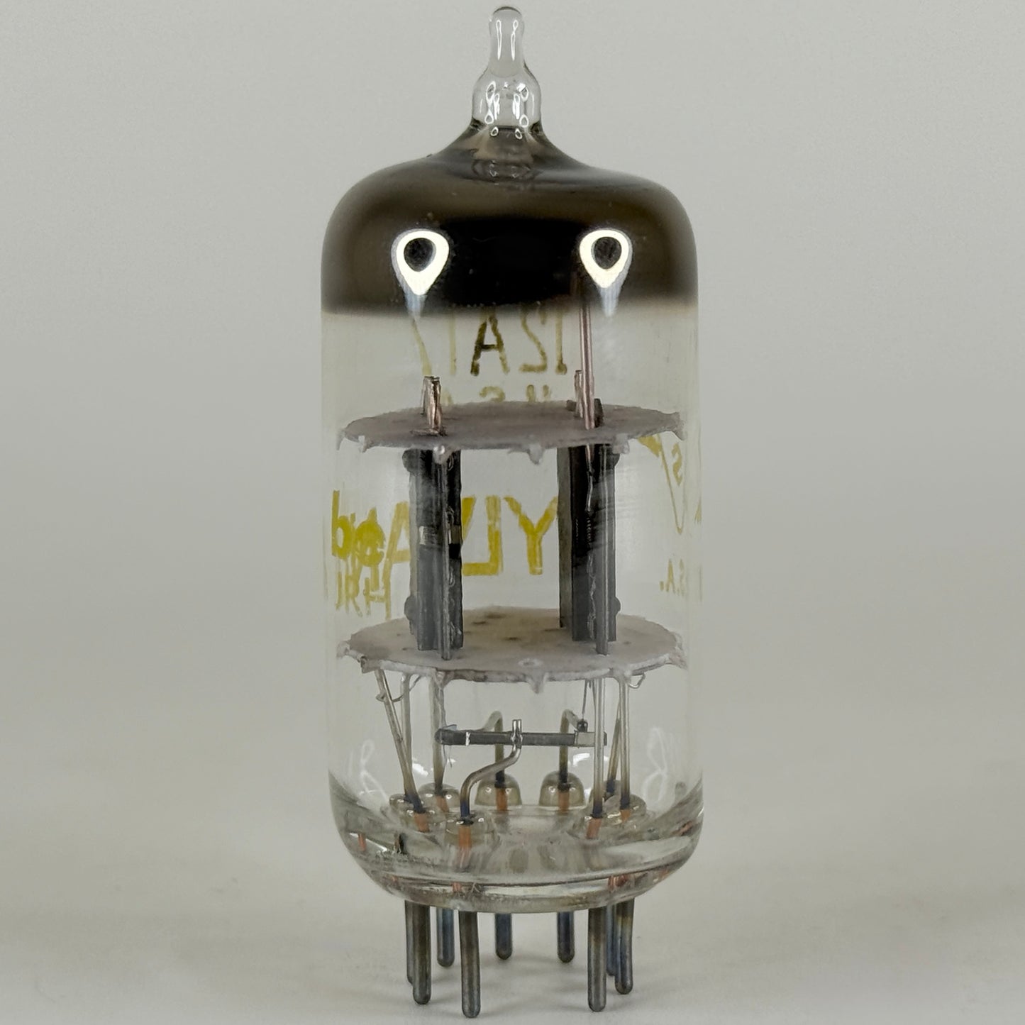 (1) Tested Sylvania 12AT7 Tube with Box Code be JRH Twin Triode Vacuum Tube