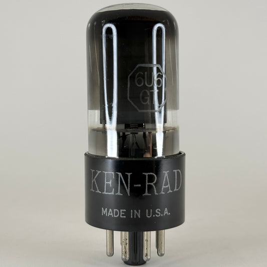 (1) Tested Ken Rad 6U6GT Tube Smoked Glass Date Code SR2 Beam Power Tube (a)