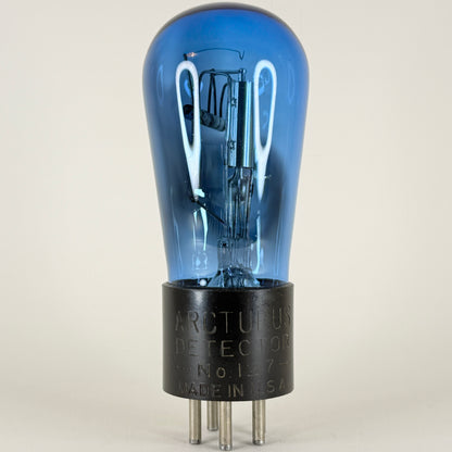 (1) Tested Very Strong Arcturus 127 Tube Type 27 Tube Blue Triode Tube (d)