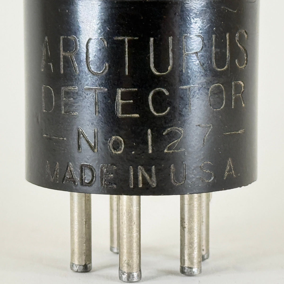 (1) Tested Very Strong Arcturus 127 Tube Type 27 Tube Blue Triode Tube (d)