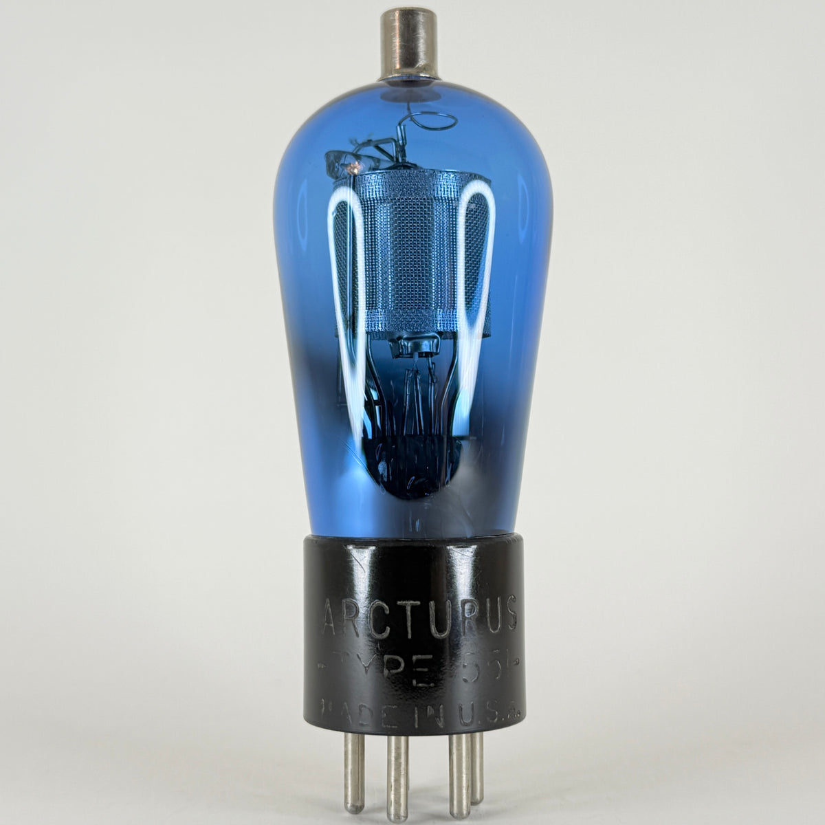 (1) Tested Very Strong Arcturus Type 51 Tube Blue Arcturus 551 Tube Tetrode (c)