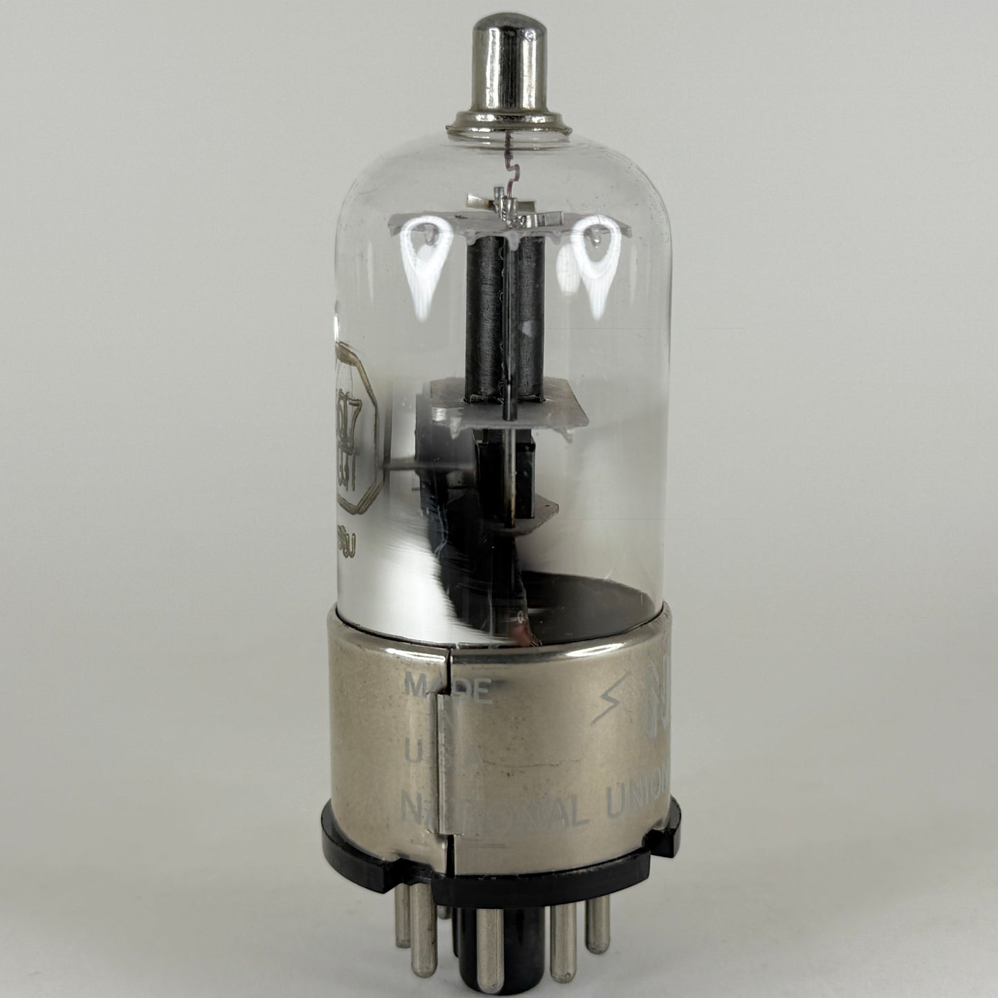 (1) Tested National Union 6Q7GT Tube Date Code KU Twin Diode High Mu Triode Tube
