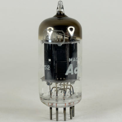 (1) Tested Admiral 12AX7 Tube Wide Black Plates Date Code 57-52 12AX7 Tube