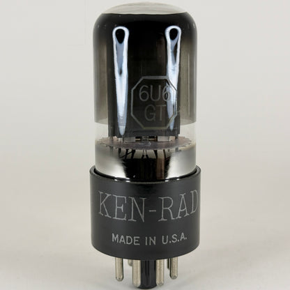 (1) Tested Ken Rad 6U6GT Tube Smoked Glass Date Code SR2 Beam Power Tube (b)