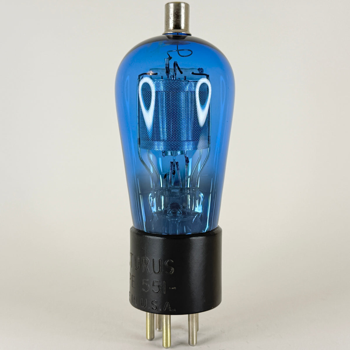(1) Tested Very Strong Arcturus 551 Tube Blue Arcturus Type 51 Tube Tetrode (e)