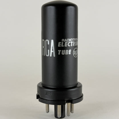 (1) Tested Balanced RCA 5Z4 Tube Code 6-13 Black Metal Full Wave Rectifier (a)