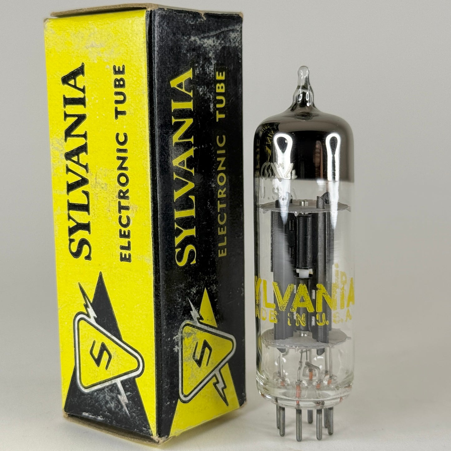 (1) Tested Sylvania 6X4 Tube with Box Date Code aj JAR Full Wave Rectifier Tube