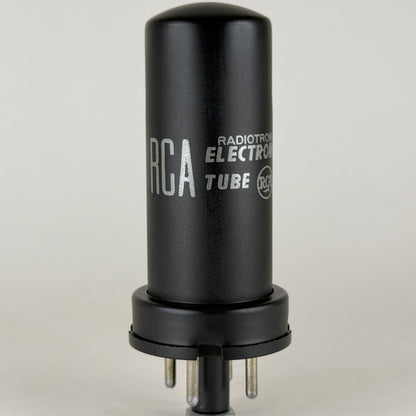 (1) Tested RCA 5Z4 Tube Code 6-13 Black Metal Full Wave Rectifier Tube (b)