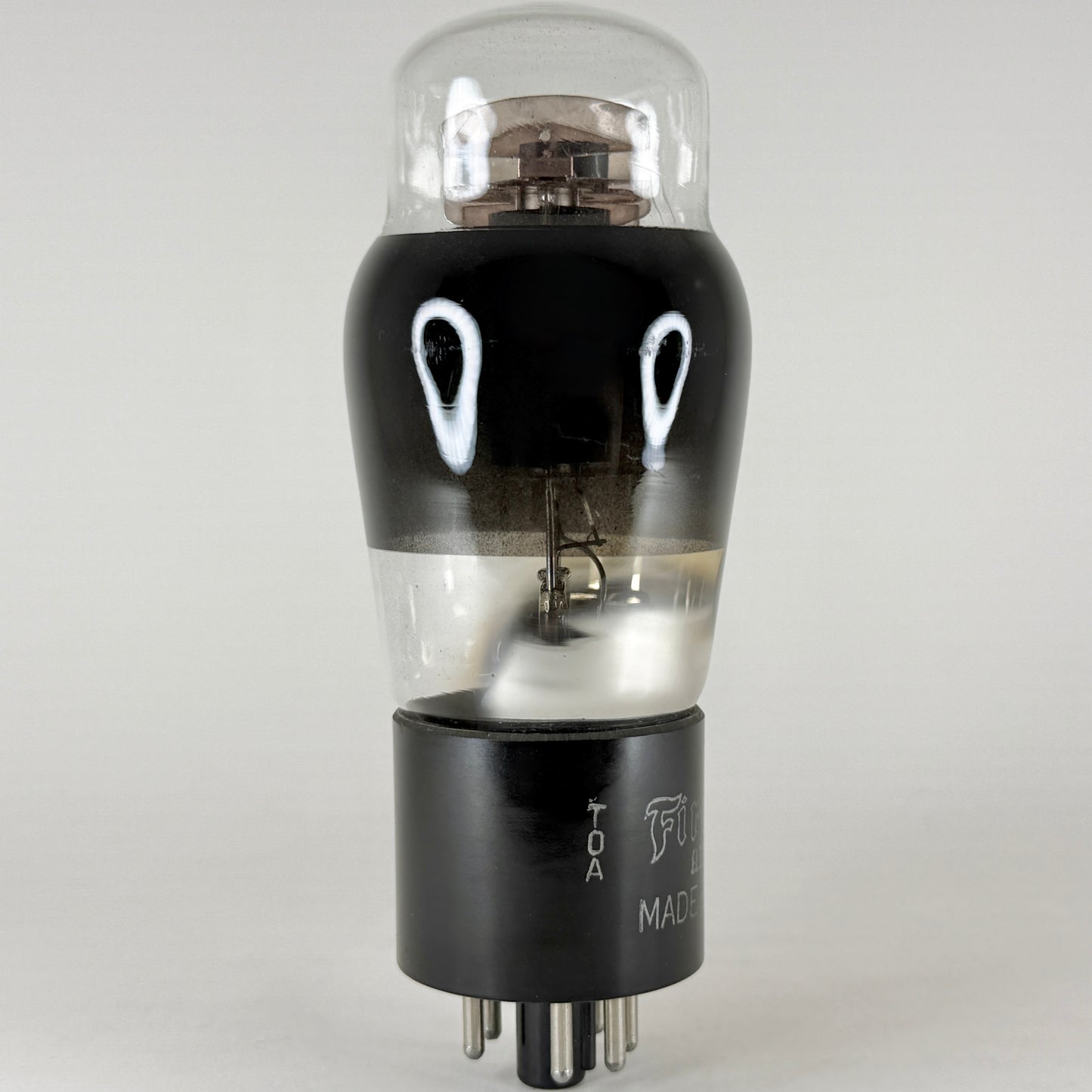 (1) Tested Firestone Air Chief 6V6G Tube Black Glass with Foil Getter by Ken Rad Code TOA